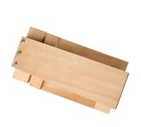 Gatuida Prensador de Masa de Madera para Empanadillas y Dumplings, Molde Manual para Bolas de Masa Hervida, Herramienta Sencilla de Cocina, Diseño Actualizado Doble Prensa, Tamaño