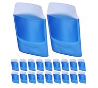 Gatuida Protector de Bolsillo para Camisa 20 Piezas Azul Oscuro, Estuche Organizador para Bolígrafos de Enfermera, Funda Resistente Anti-Fugas para Uniformes Médicos, Almacenamiento