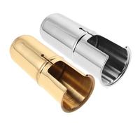 Gatuida Protector de Boquilla para Clarinete B♭ 2 Piezas, Funda Protectora de Boquilla para Saxofón Alto, Cubierta Resistente para Partes de Instrumentos de Viento Madera en Color