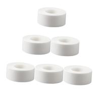 Gatuida Protector de Collar Autoadhesivo para Camisa Blanco, Almohadilla Absorbente de Sudor de Tela No Tejida, 6 Rollos, Fácil de Desmontar y Uso Diario