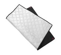 Gatuida Protector para Enfriador de Bebidas y Congelador Cubierta de Aluminio Plata, Tamaño Ajustable Hogares y Restaurantes