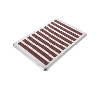 Gatuida Protector Pedal Coche Acero Inoxidable Antideslizante Repuesto para Freno y Embrague Almohadilla Duradera para Camión y Accesorios Interiores Automóvil Parche Revestimiento