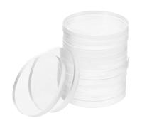 Gatuida Protectores Antideslizantes De Silicona Transparentes para Mesa De Cristal, Espesores 25 Mm Diámetro y 3 Mm Grosor, 12 Unidades, Fijación Estable para Escritorios y Mesas De Comedor