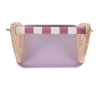 Gatuida Puesto de Entrenamiento para Loros Soporte para Percha de Cacatúas Plataforma para Loros Accesorios para Jaulas de Pájaros para Periquitos y Agapornis Mesa o Jaula