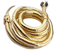 Gatuida Pulsera Brazalete Serpiente Flexible Collar Gargantilla Joyería para Mujer Accesorio Egipcio Multiusos Chic Elegante