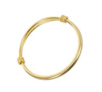 Gatuida Pulsera De Cobre Para Niños Pulsera Ajustable Acero Dorado Abierta Brazalete Infantil Joyas Cómodas Para Uso Diario y Ocasiones Obsequios Tamaño Pequeño