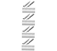 Gatuida Puntas De Plumilla Metálicas Para Estilográfica Reemplazo De Punta Fina Para Caligrafía Escritura Y Dibujo Accesorio Ligero Y Fácil De Instalar 30 Piezas*4