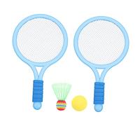 Gatuida Raquetas Deportivas para de Bádminton y Tenis Azul con Juguete para Actividades y Desarrollo Físico