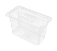 Gatuida Recipiente de Cocción Lenta Tapa Resistente y Visibilidad Cristalina de 6l para Sous-vide, Caja de Almacenamiento Transparente de PC para Cocina y Restaurante