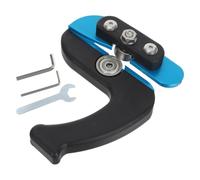 Gatuida Recortadora de Cantos para Carpintería con Control de Profundidad Preciso y Mango Ergonómico, Material Abs y Metal, Adecuado para Construcción de Muebles y Gabinetes