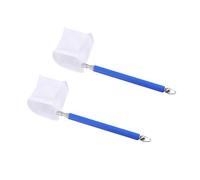 Gatuida Redes Telescópicas para Peceras 2 Piezas Malla Fina de Acero Inoxidable Ajustable 17-52 CM Red para Camarones y Peces Pequeña Apta para Acuarios Estanques y Tanques de Agua