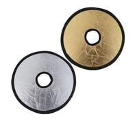 Gatuida Reflector de Luz para Fotografía 2 1 Plegable Difusor de Flash Compacto y Ligero Reflector Doble Cara para Cámara Adecuado para Retratos y Macrofotografía