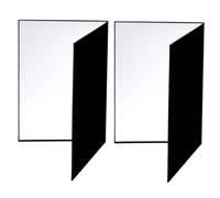 Gatuida Reflector de Luz Plegable A4 para Fotografía 2 Piezas, Tablero Difusor de Luz Portátil para Iluminación Uniforme en Cámara y Naturaleza Muerta