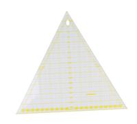 Gatuida Regla de Costura Acrílica Transparente Triangular Grande con Líneas de Cuadrícula para Patchwork y Quilting Herramienta Práctica para Medición y Marcado Proyectos DIY