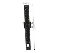 Gatuida Regla Deslizante Ajustable para Carpintería Metal con Métrica y Función Herramienta Práctica para Medición y Marcado de Bricolaje y Uso Profesional