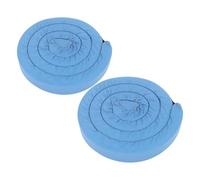Gatuida Relleno para Huecos de Cama 79 Pulgadas 2 Piezas, Tope para Grietas Laterales, Espuma Ajustable Color Azul Claro, Relleno para Espacio entre Colchón y Pared, Uso en