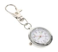 Gatuida Reloj de Bolsillo de Aleación Esfera Grande Color Plata, Ligero y Fácil de Llevar, Adecuado para Cumpleaños y Actividades al Aire Libre