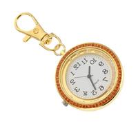 Gatuida Reloj De Cuarzo Portátil con Llavero Colgante Elegante para Bolsos y Cinturones Reloj De Bolsillo Moderno para Médicos y Enfermeras