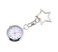 Gatuida Reloj de Enfermeras Colgantes Llavero con Adorno Luminoso, Diseño Creativo, Espejo Reflectante, Cuarzo Preciso, Funciones Prácticas para Personal de Salud en Hospital