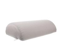 Gatuida Reposapiés Ergonómico Medio Cilindro 42x18 Cm Tela Antideslizante Gris para Oficina Descanso y Alivio del Cansancio Pies y Espalda