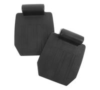 Gatuida Reposapiés para Silla de Ruedas de Repuesto 2piezas en Pp Negro Diámetro de Adaptador 22mm, Fácil de Transportar y Conveniente para Usuarios Movilidad Reducida