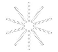 Gatuida Resortes de Compresión para Bolígrafo Mecánico Acero Inoxidable 0,5x4x30 Mm 10 Unidades Recambio Presión para Bolígrafos de Oficina y Escritura Precisa