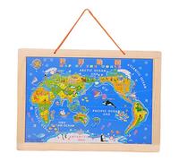 Gatuida Rompecabezas del Mapa del Mundo para Juguete Cognitivo Geográfico Mapa De China Rompecabezas Interactivos De Aprendizaje para Pequeños