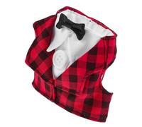 Gatuida Ropa para Pájaros Elegante de Poliéster Algodón Resistente Disfraz de para Mascotas Protección Cálida para Días Fríos Estilo Académico para