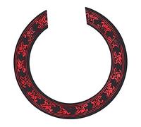 Gatuida Roseta de Boca de Guitarra Acústica Adhesiva de Pvc 3d, Diseño de Madera Fina, Pegatina Decorativa para Orificio de Sonido, Fácil de Instalar, Compatible Guitarras Clásicas