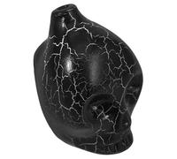 Gatuida Silbato de Muerte Azteca Cerámico para Halloween Decoración de Mesa con Sonido Espeluznante Instrumento Cultural para Eventos de Terror