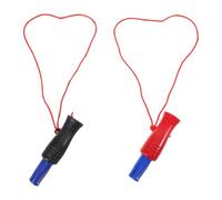 Gatuida Silbato de Supervivencia Fuerte para Exteriores 2 Piezas Llamador de Gansos y Patos de Plástico Resistente Compacto y Portátil para Caza Campamento y Señal de Emergencia