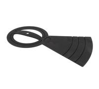 Gatuida Silenciador de Batería de Goma Negro para Platillos y Batería Acústica, Práctica Alfombrilla Resistente al Desgaste que Reduce el Volumen para Principiantes