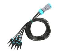Gatuida Sistema Riego Goteo Automático para Jardín Cabezales Manguera Agua y Interior y Exterior Kit Completo para Huerto y Plantas