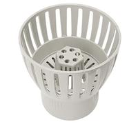 Gatuida Skimmer para Estanques de Peces Beige de Pvc Circulación de Agua y Uso Multifuncional, Accesorio Práctico para Filtrado y Recogedor de Hojas en Jardines