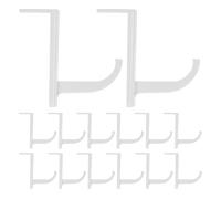 Gatuida Soporte Adhesivo para Auriculares 20 Unidades, Gancho de Pared y Escritorio Color Claro, Organizador Compacto Antideslizante para Auriculares Gaming y Computadora en