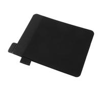 Gatuida Soporte Adhesivo para Ratón Portátil Negro con Ranura para Bolígrafo Funda Protectora de Tela para Viaje y Oficina Estuche Organizador para Ratón Inalámbrico Compacto