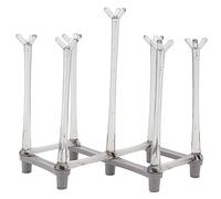Gatuida Soporte de Copas Plegable de PP Estante de Almacenamiento Expandible Escurridor de Copas Diseño para Vino Organizador de Cocina para Bar y Casa
