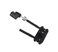 Gatuida Soporte de Micrófono Ajustable con Clip para Platillo, Varilla Giratoria Negra con Bola de Bloqueo, Mini Soporte para Instrumentos Musicales en Escenario