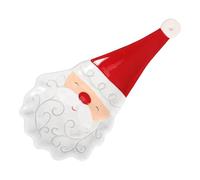 Gatuida Soporte para Cuchara de Cerámica Navideño Práctico Reposacucharas para Cocina Tamaño Pequeño Diseño Papá Noel Adecuado para Uso Diario y Decoración Festiva