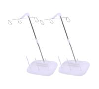 Gatuida Soporte para Hilo de Bordar de Plástico 2 Piezas Organizador de Carretes Cónico para Máquina de Coser Doméstica Portabobinas Versátil para Costura y Punto de Cruz