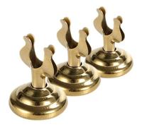 Gatuida Soporte para Letreros de Mesa U Mini 4 Cm Dorado Metal Clip para Número de Mesa Portanotas para Restaurante Boda 3 Unidades