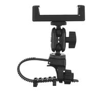 Gatuida Soporte para teléfono con saxofón: pinza ajustable para lira de marcha, soporte para teléfono con trompeta y trombón, abrazadera segura para smartphones, aplicaciones de música y