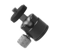 Gatuida Soporte para Trípode de Cámara Montaje de Rótula Mini, Aleación de Aluminio, Tornillo 1/4, Rotación 360° para Presentaciones y Uso Portátil, Diseño Compacto y Estable, Color