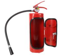 Gatuida Soporte para Vino Forma de Extintor de Incendios Caja Metálica para Embalaje de Vino y Whisky Contenedor Decorativo Resistente de Plástico y Hierro para Almacenamiento y