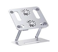 Gatuida Soporte Refrigerante Ajustable para Laptop Gaming Base Ventilada de Aluminio con Ventiladores y Capacidad de Carga