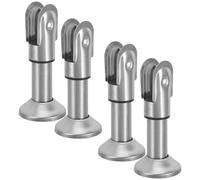 Gatuida Soportes de Acero Inoxidable para Mamparas de Baño 4 Piezas Patas de Soporte para Cubículos Sanitarios Accesorios para Divisores de Urinarios Montaje Rápido y Resistente en