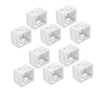 Gatuida Soportes De Montaje para Persianas 10 Piezas 1 Pulgada Soportes para Rieles Superiores Accesorios