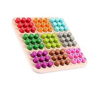 Gatuida Sudoku de Madera Compacto para Adultos Tablero y Portátil para Entrenamiento Mental y Educación Temprana