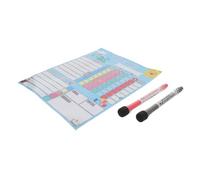 Gatuida Tabla de Recompensas Magnética para Imanes Planificador de Rutinas Diarias y Comportamiento Incluye Marcadores para Personalizar Actividades para Casa y Colegio Color Aleatorio