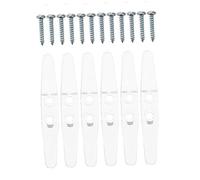 Gatuida Tacos De Seguridad para Cordones De Persianas, 6 Piezas, Plástico Resistente Transparente, Doble Dirección Antirrotura, Protección Infantil para Ventanas y Cortinas